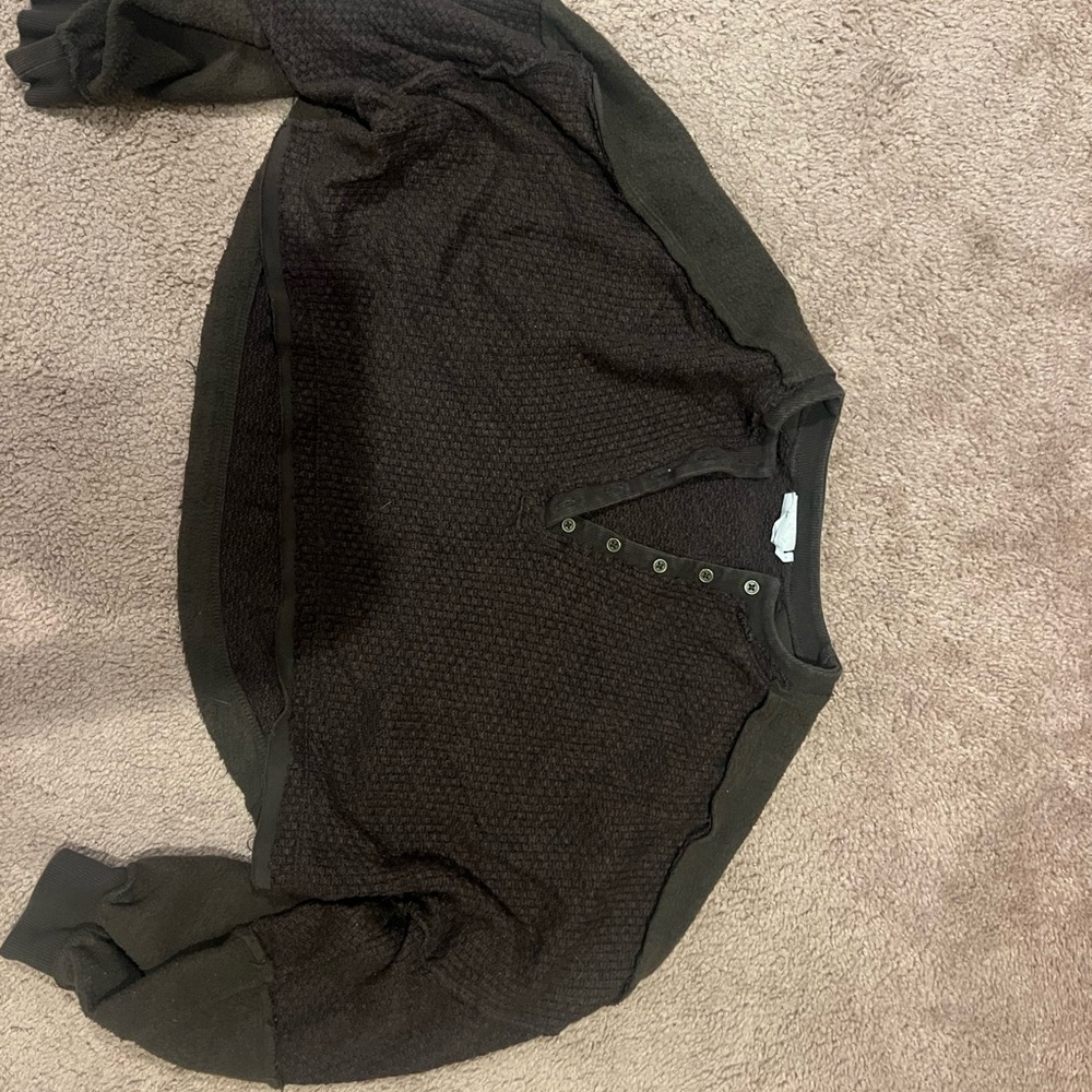 Women’s Brown and Green Sweater